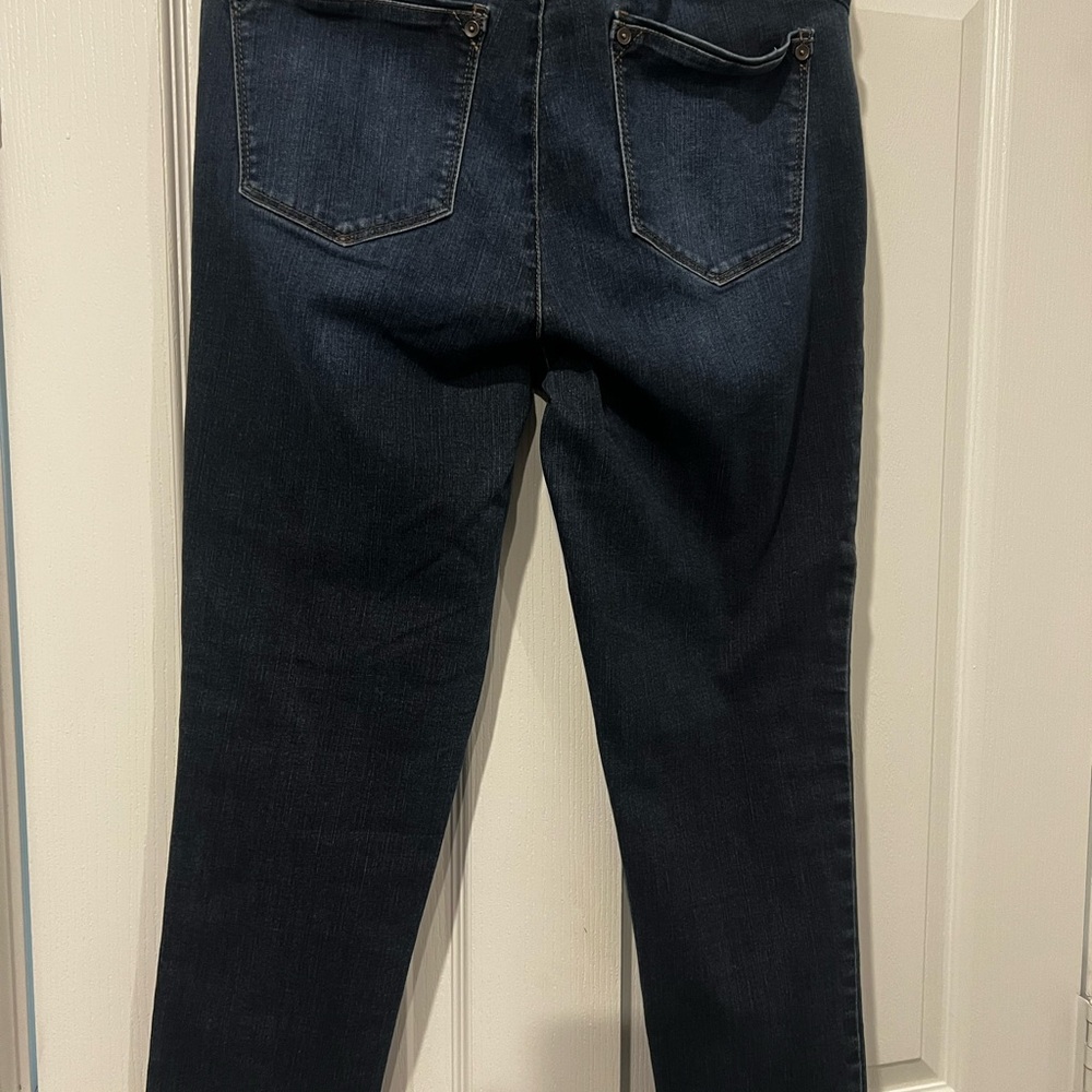Wit & Wisdom ‘Ab’Solution Dark Wash Skinny Jeans – Stretch – Women’s Size 14 - Picture 7 of 7